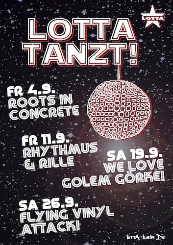 Lotta tanzt…Flying Vinyl Attack!