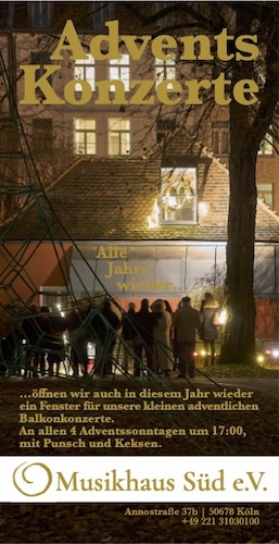 Advents-Konzerte am Musikhaus Süd