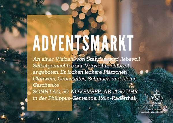 Adventsmarkt in der Philippus-Gemeinde