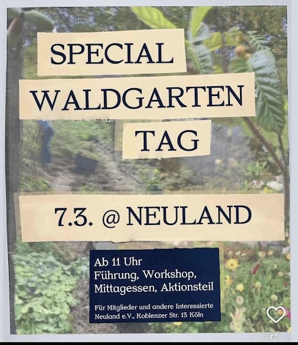 Special Waldgarten Tag bei NeuLand