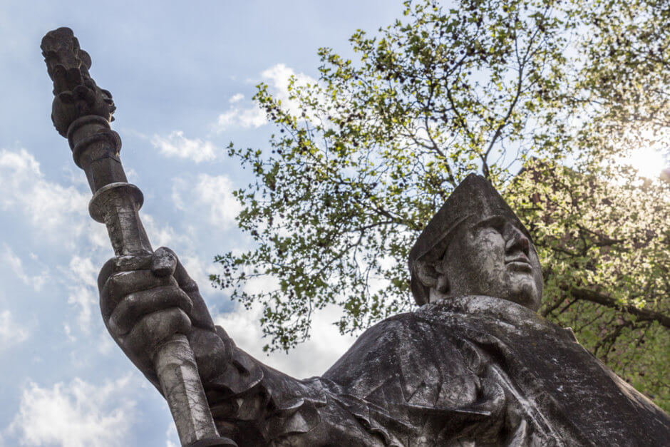 St. Severin Statue am Brückenkopf