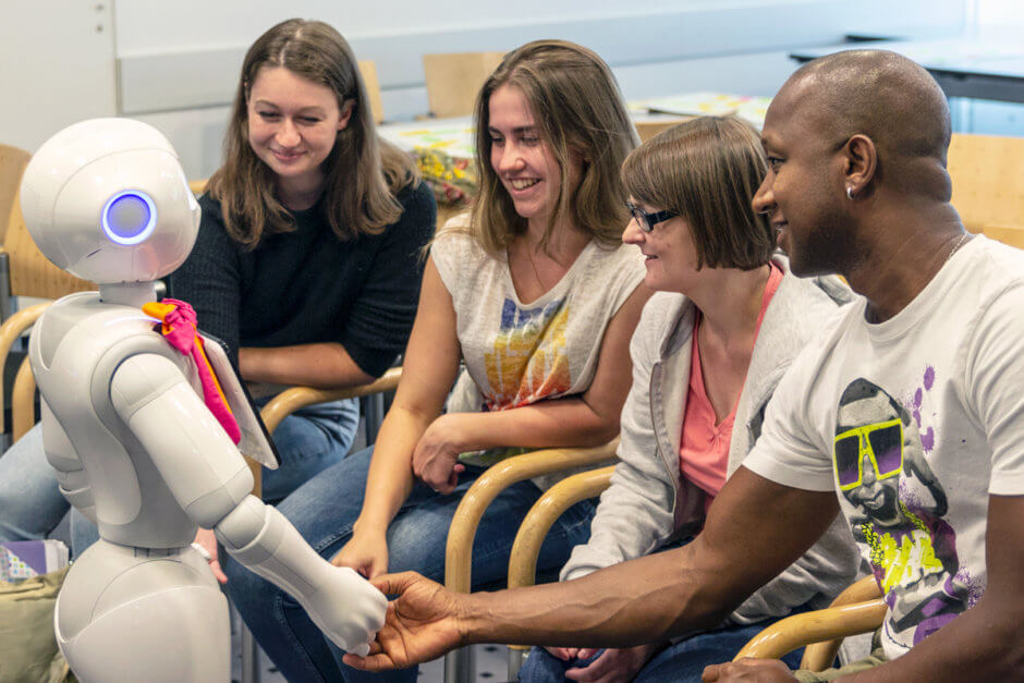 Roboter in der Pflege.