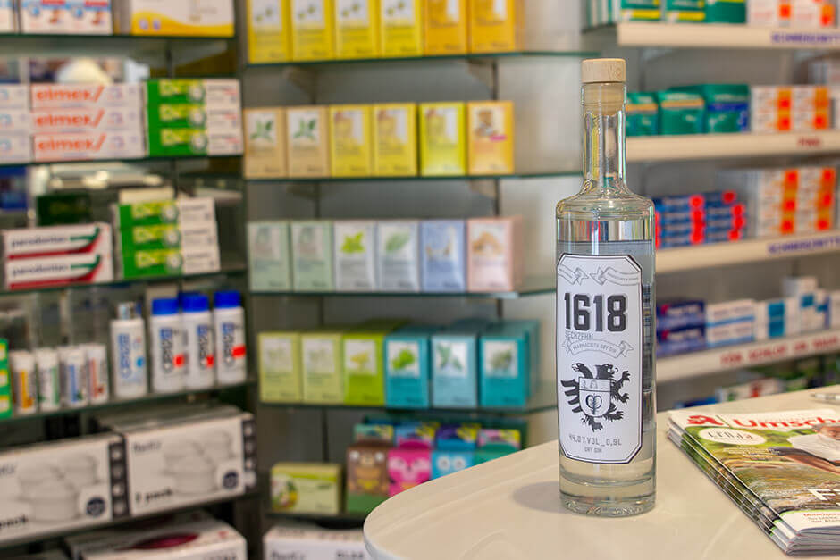Gin 1618 der Paradies Apotheke