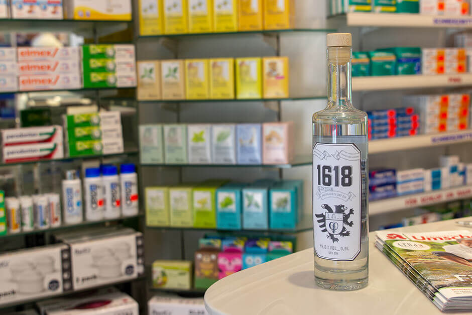 Gin 1618 der Paradies Apotheke