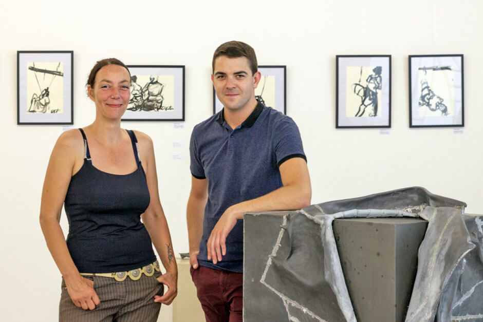 Shibari Renate Geiter und Rudolf Scholl -Grevy