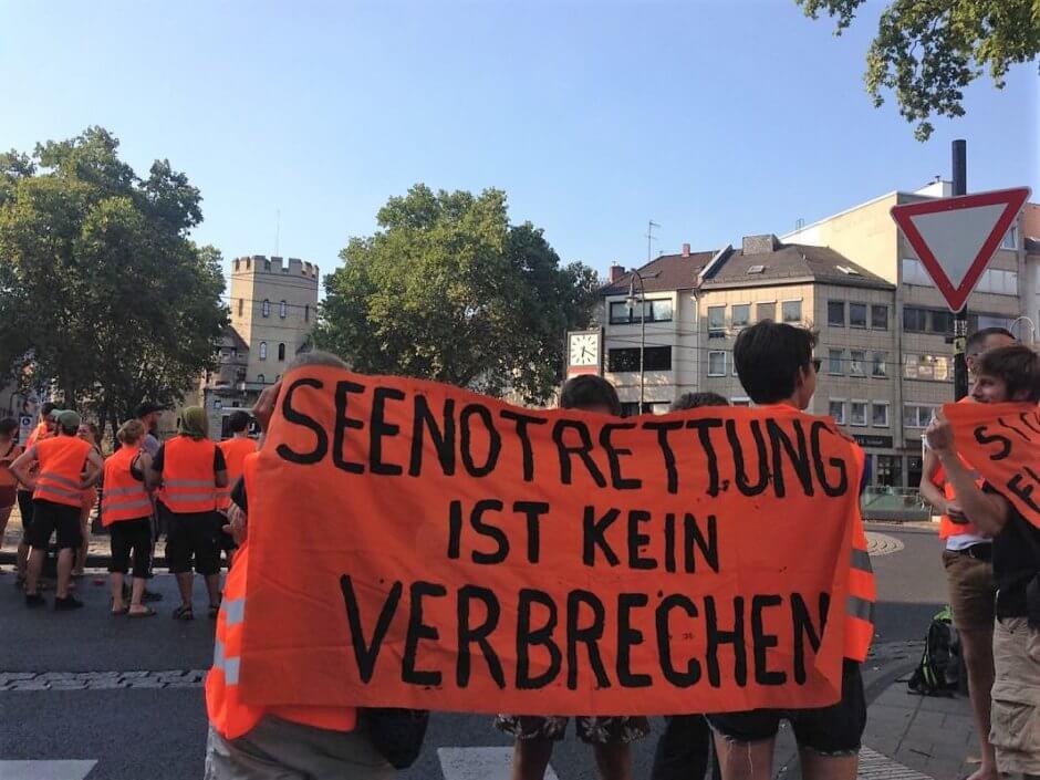 Demo Flüchtlinge