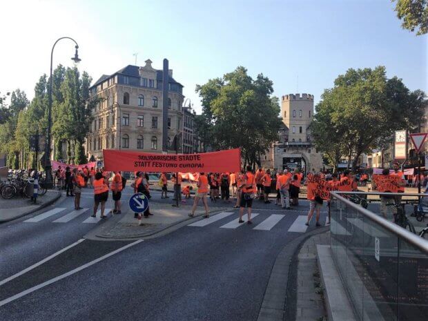 Demo Flüchtlinge