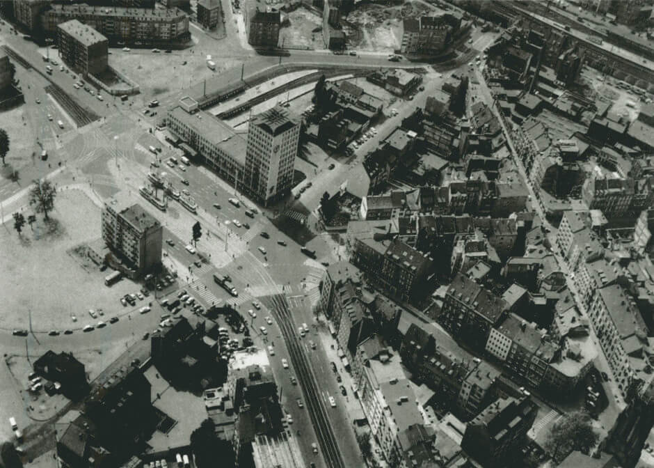 Luftbild Barbarossaplatz, Stadtlabor