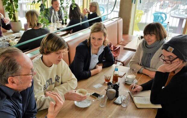 diebesten.koeln, Gewinnerinnen Sarah Hermanns/Bagatelle, Marlene Treppner/Neni und Andreea Bratu, Fette Kuh (v.l.n.r.)