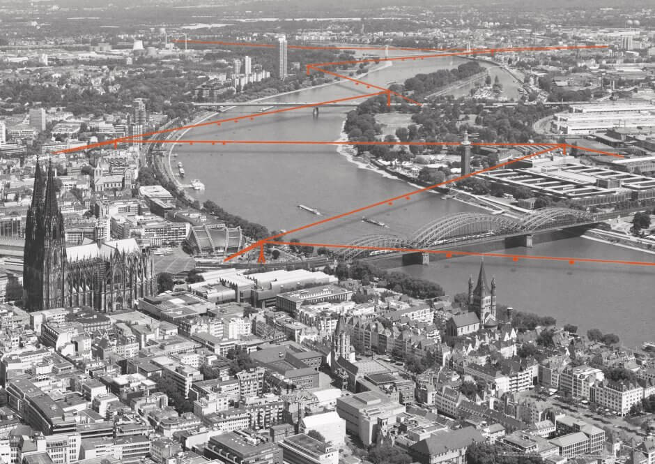 Über den Rhein gondeln - von Porz Rathaus bis zum Fühlinger See