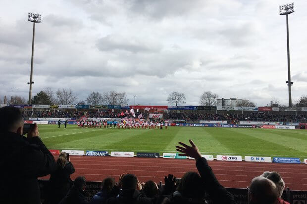 Fortuna Fanreporter beim Spiel gegen FSV Zwickau