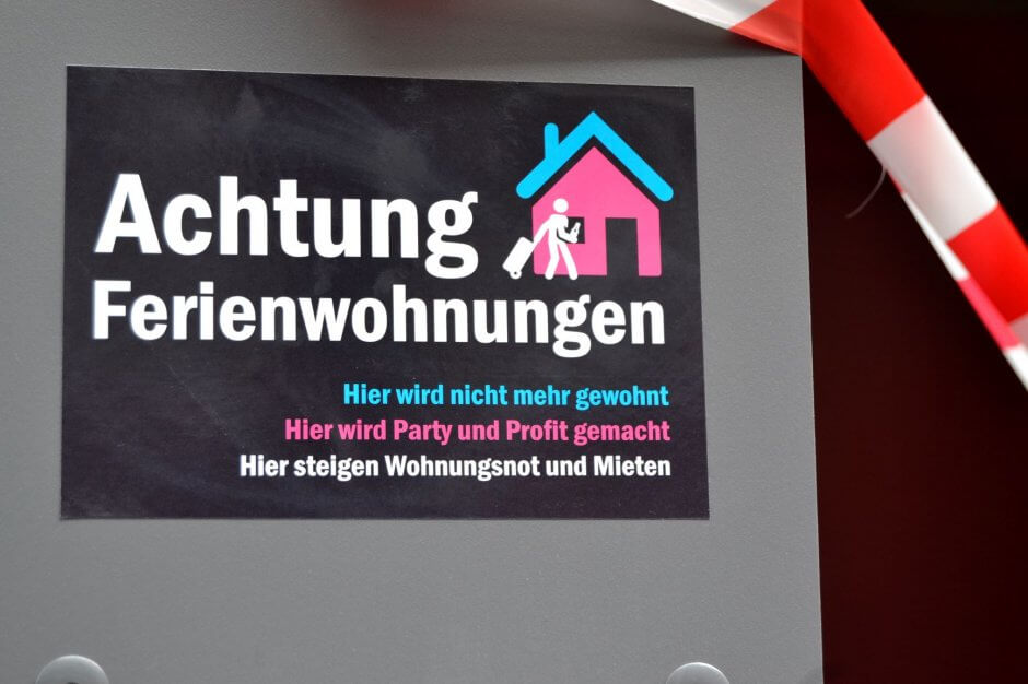 Kampagne gegen Ferienwohnungen, im Ferkulum
