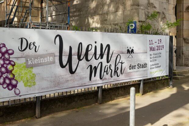 Der kleinste Weinmarkt der Stadt