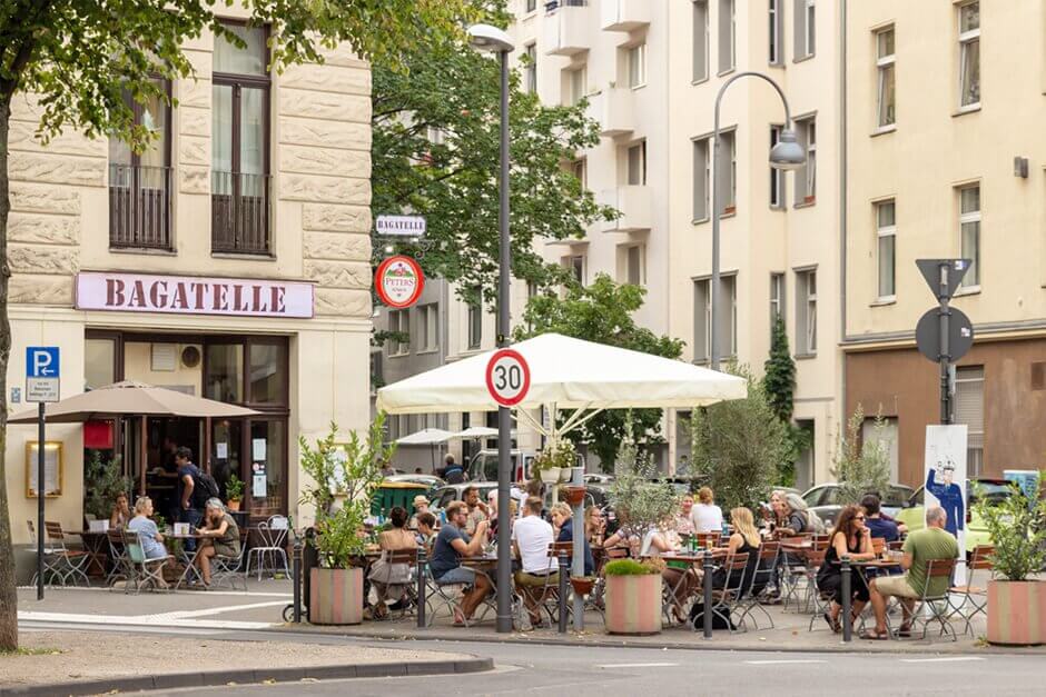 Bagatelle Alteburger Köln - Aussengastronomie