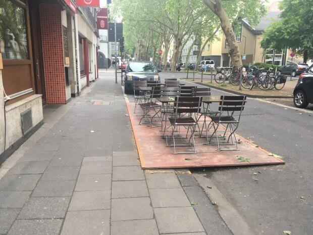 Sitzen statt Parken Mainzer Straße