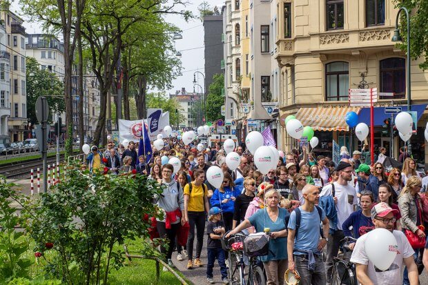 Bunt statt bla in Europa