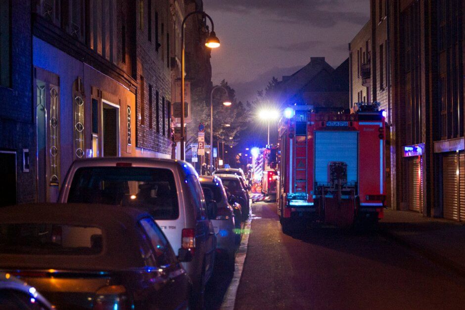 Hausbrand nähe Johanneshaus, Annostraße