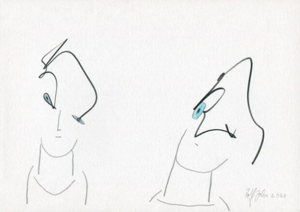 Rolf_Jahn-Ohne-Worte-2020-Blei-und-Farbstift-auf-Papier-15x21cm_©_Rolf_Jahn-21