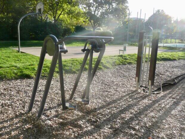 Grober Mulch als Untergrund_bb